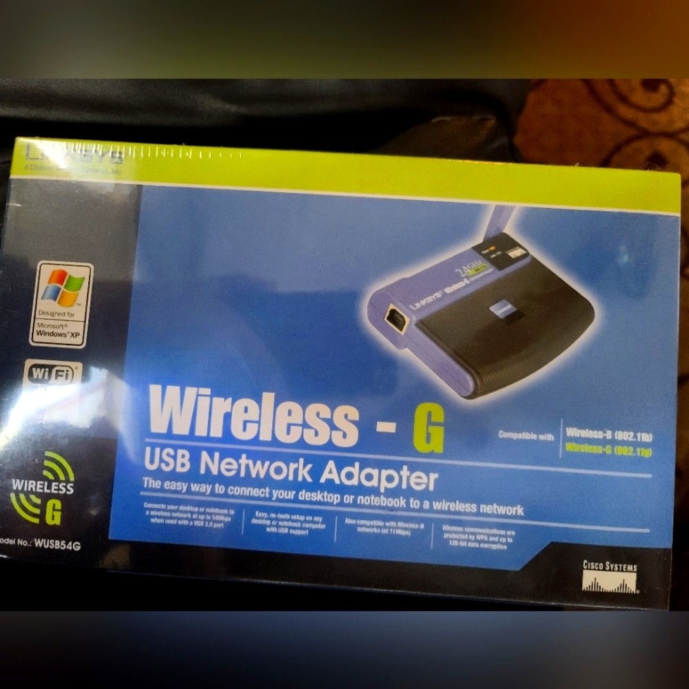 Wireless G USB Network adapter #WUSB54G new sealed